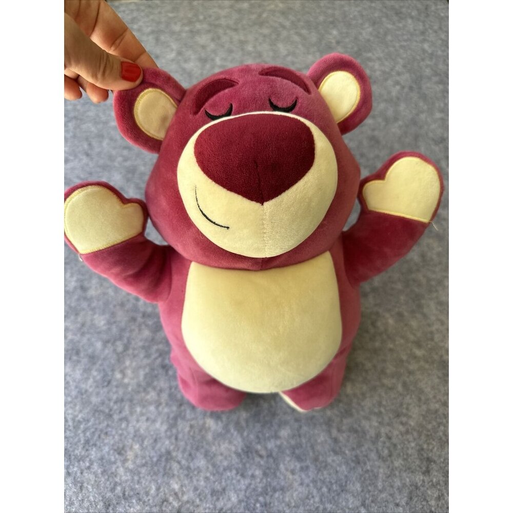 Disney Store Lotso Cuddleez Plush 13" Toy Story 3 Pixar Stuffed Bear
